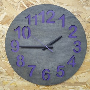 Wall Clock,Wall Decor,Clocks,Home Decor,Unique Wall Clock,Customized Clock,Gift Clock. 16 inch wall clock. image 9