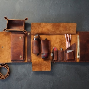 pipe roll.pipe pouch.leather pipe roll.leather pipes bag.pfeifentasche leder.tobacco pipe kit.pipe bag.tobacco pipe..tobacco pipe pouch.