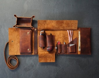 pipe roll.pipe pouch.leather pipe roll.leather pipes bag.pfeifentasche leder.tobacco pipe kit.pipe bag.tobacco pipe..tobacco pipe pouch.