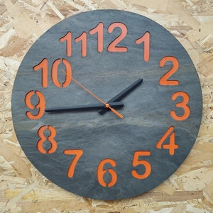 Wall Clock,Wall Decor,Clocks,Home Decor,Unique Wall Clock,Customized Clock,Gift Clock. 16 inch wall clock. image 5