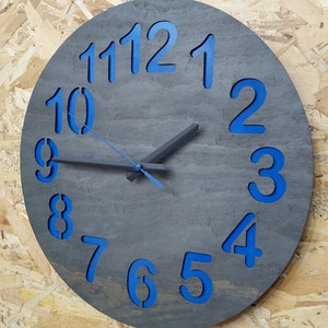 Wall Clock,Wall Decor,Clocks,Home Decor,Unique Wall Clock,Customized Clock,Gift Clock. 16 inch wall clock. image 3