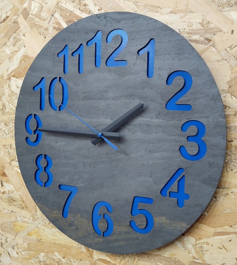 Wall Clock,Wall Decor,Clocks,Home Decor,Unique Wall Clock,Customized Clock,Gift Clock. 16 inch wall clock. image 3