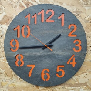 Wall Clock,Wall Decor,Clocks,Home Decor,Unique Wall Clock,Customized Clock,Gift Clock. 16 inch wall clock. image 5