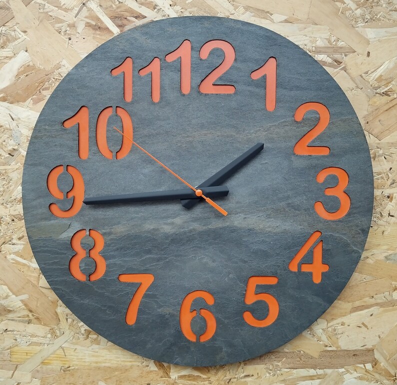 Wall Clock,Wall Decor,Clocks,Home Decor,Unique Wall Clock,Customized Clock,Gift Clock. 16 inch wall clock. image 5