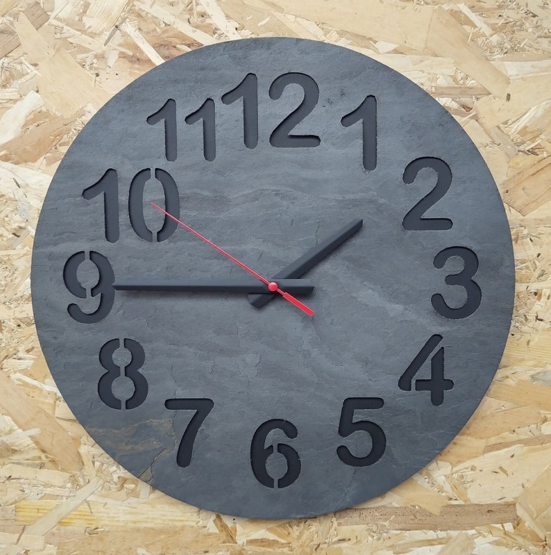 Wall Clock,Wall Decor,Clocks,Home Decor,Unique Wall Clock,Customized Clock,Gift Clock. 16 inch wall clock. image 6