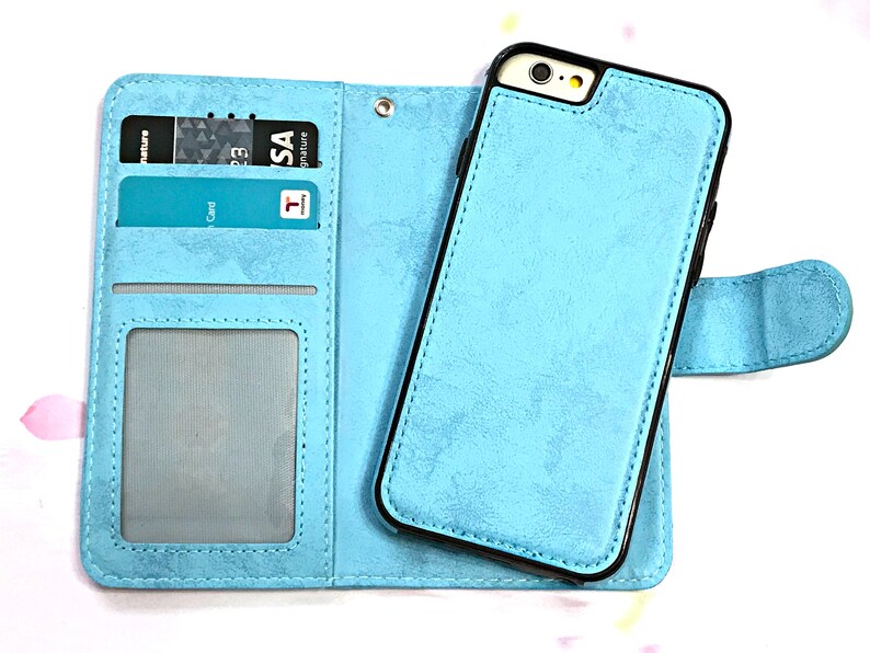 Witch phone leather wallet removable case for iPhone X XS XR 11 12 Pro Max 8 7 6 6s Plus Samsung S20 S10 S9 S8 Note 20 8 9 10 Plus MN1343