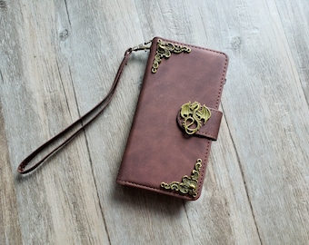 Dragon Zipper leather wallet case for iPhone X XS XR 13 14 pro max 8 7 6 Samsung S21 S20 Ultra S10 S9 S8 Note 20 8 9 10 Plus MN2618