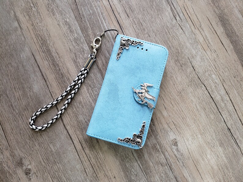 Witch phone leather wallet removable case for iPhone X XS XR 11 12 Pro Max 8 7 6 6s Plus Samsung S20 S10 S9 S8 Note 20 8 9 10 Plus MN1343