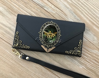 Zelda Breath Of The Wild Triforce phone leather wallet case for iPhone XS XR 11 12 13 14 Pro Max Samsung S22 S21 S20 Note 10 20 Plus MN2336