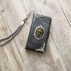 Pesadilla antes de Navidad Halloween amor Funda de Teléfono Abatible de Cuero de imitación Pesadilla antes de Navidad Halloween amor Funda de Teléfono Abatible de Cuero de imitación