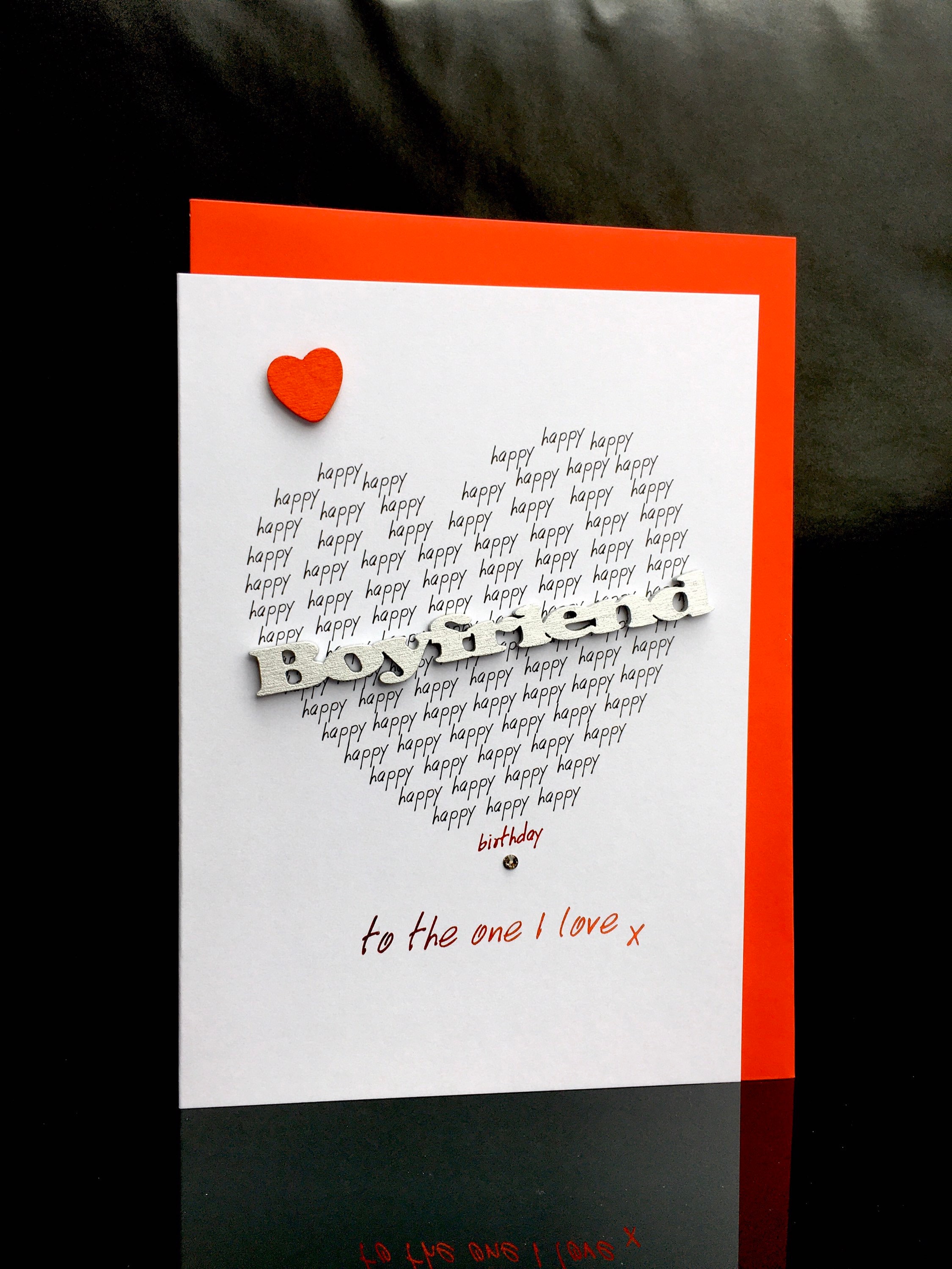 Handmade Birthday Cards For Boyfriend With Love