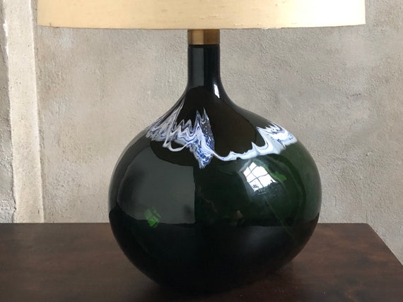 art glass table lamp