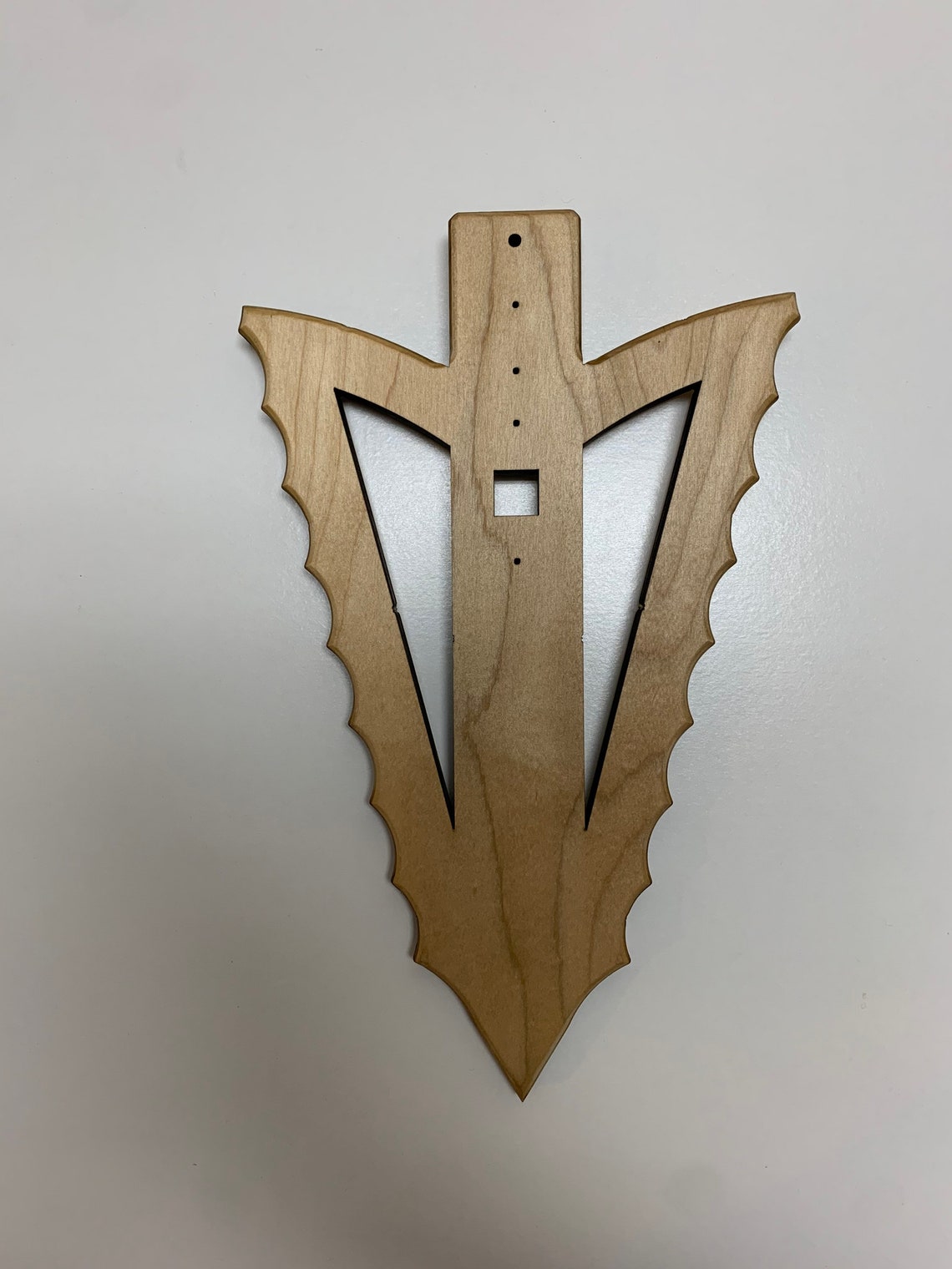 Maple Ply Arrowhead Wooden Plaques European Mount | Etsy