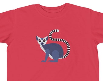 Lemur Toddler T Shirt, Lemur Kids Tee, Lemur Shirt, Personalized Shirt, Animal Shirt