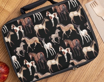 Horse Lunch Bag, Horse Lunch Box, Custom Lunch Bag, Boys Lunch Bag, Gift For Girl