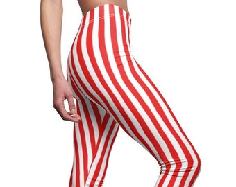 Red and White Stripe Pants - Etsy Australia