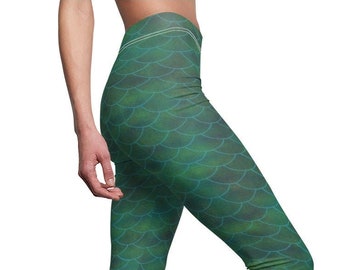 Fish Scale Leggings - Etsy