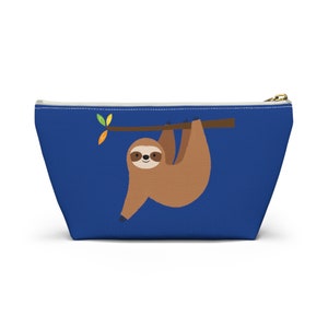 Sloth Pencil Case Sloth Accessory Pouch Make up Bag Back to - Etsy