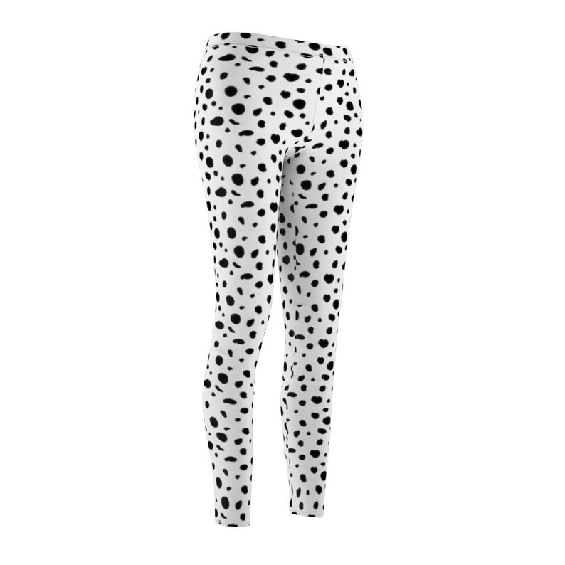 Dalmatian Print Leggings Animal Print Leggings Dalmatian Etsy