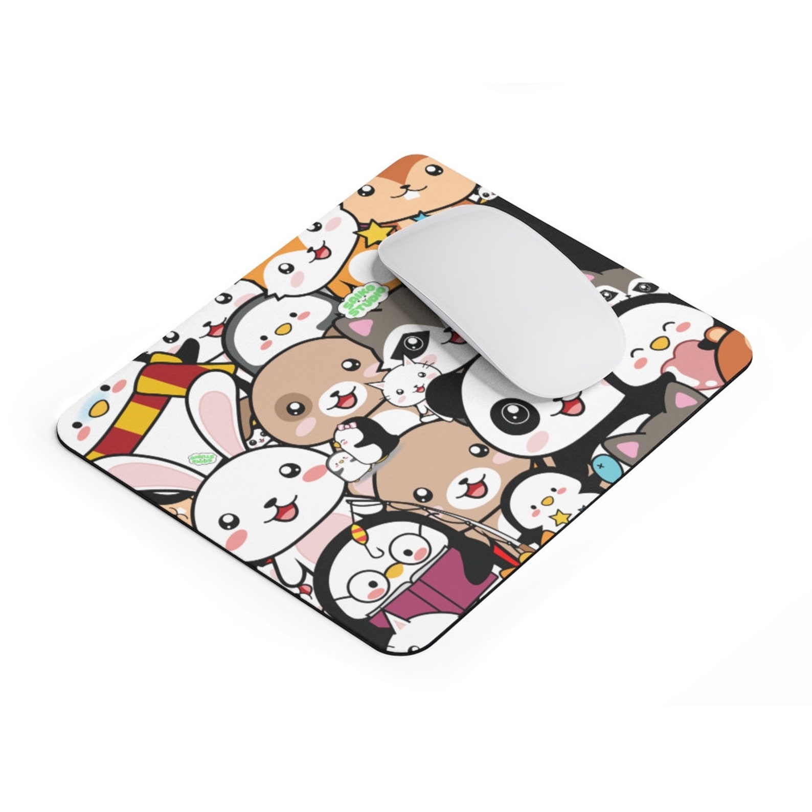 Animal Mouse Pad Kawaii Mousepad Computer Mouse Pad Cute Etsy