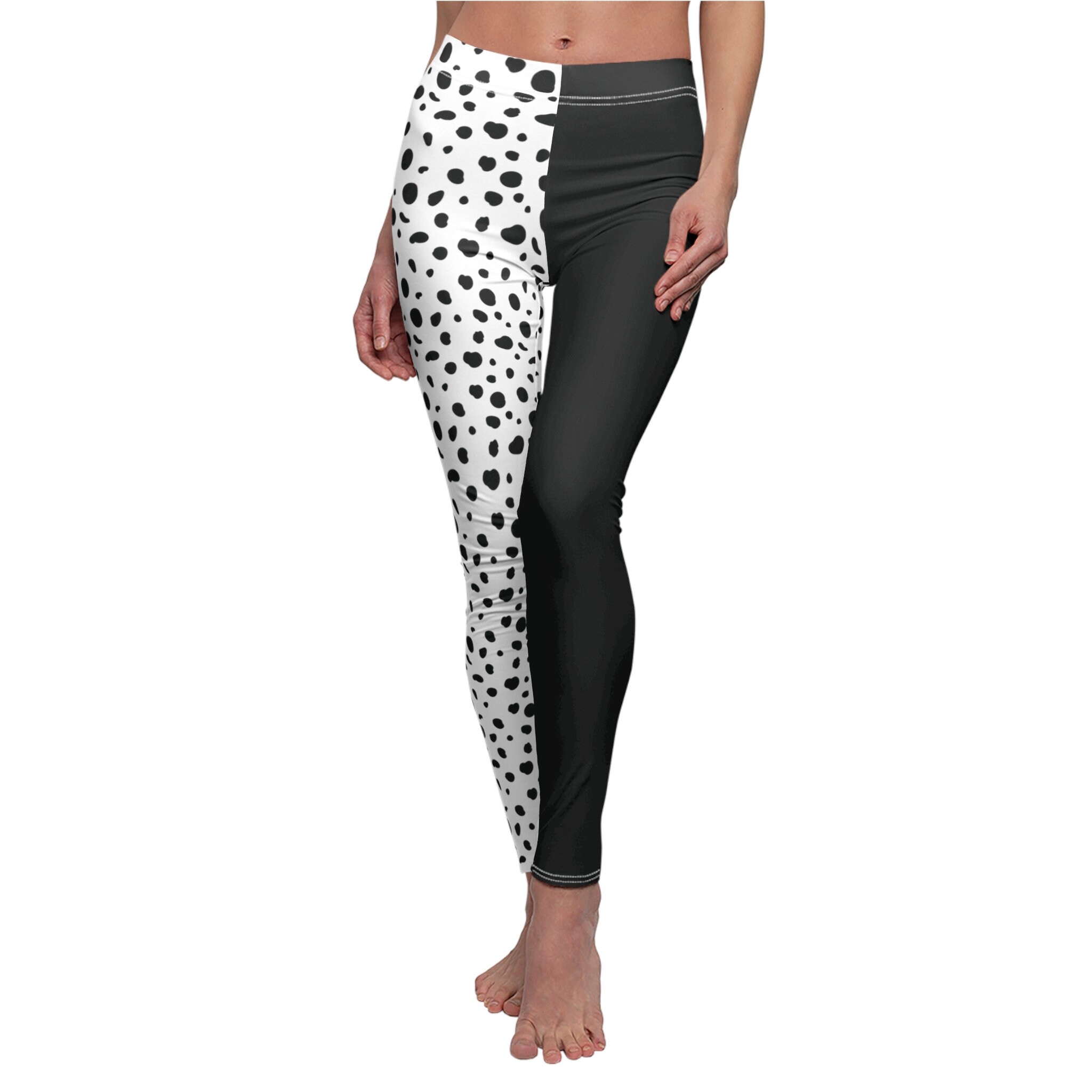 Dalmatian print leggings cheap