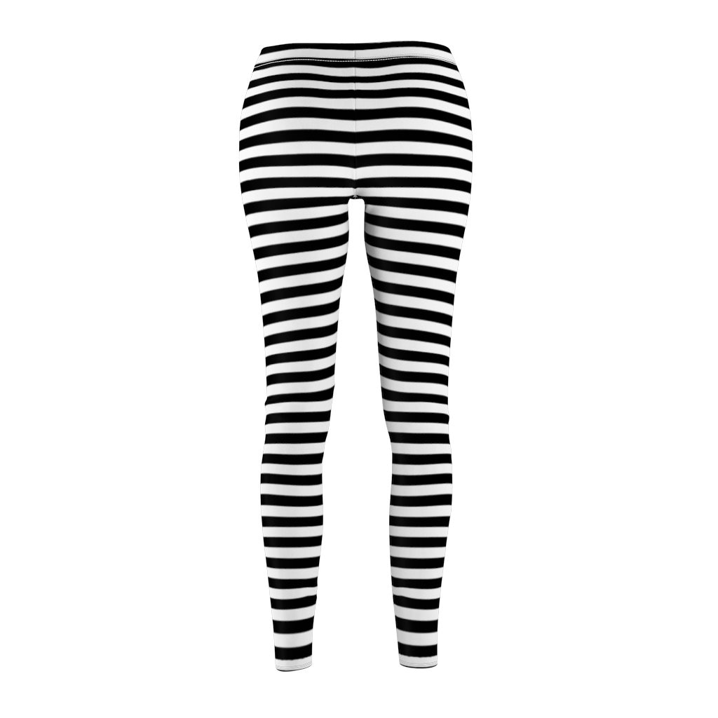 Horizontal Striped Tights#Horizontal, #Striped, #Tights  Striped tights,  Black and white leggings, Black and white striped trousers