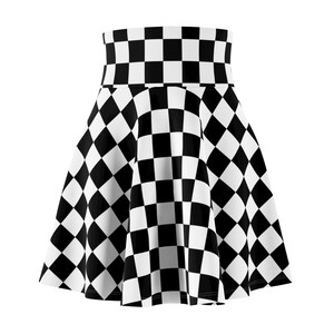 Checkerboard Skirt Etsy New Zealand