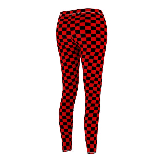 Checkerboard leggings deals