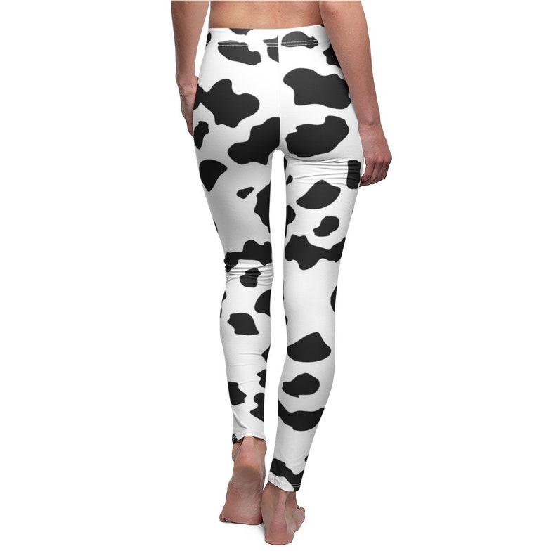 Cow Print Leggings Animal Print Leggings Animal Leggings Cow | Etsy