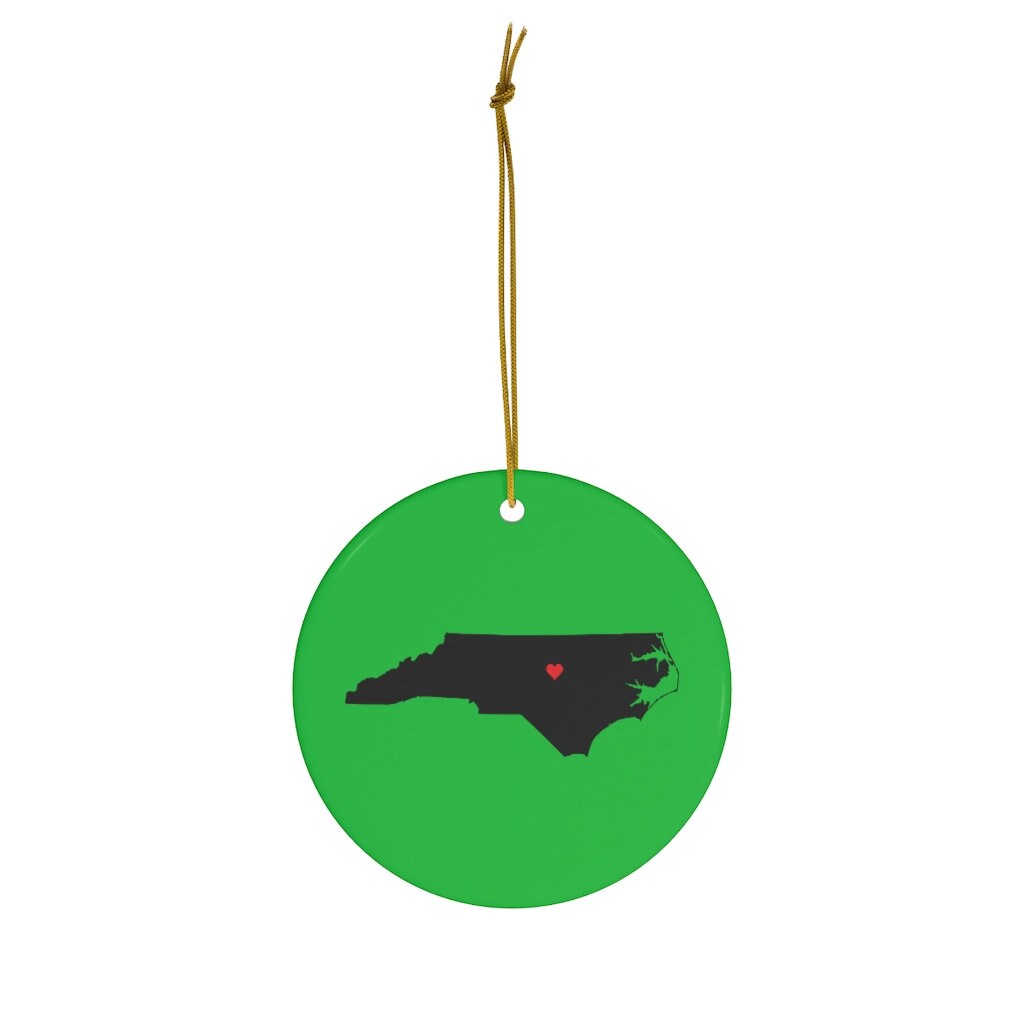 NC Christmas Ornament North Carolina Gift Holiday Ornament Etsy UK