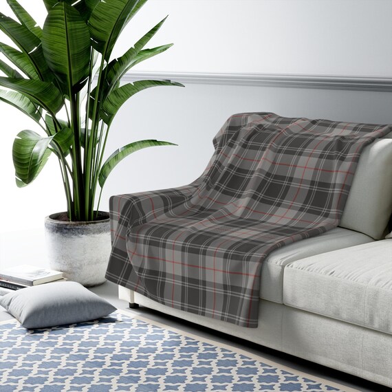 Manta escocesa para 2025 sofa