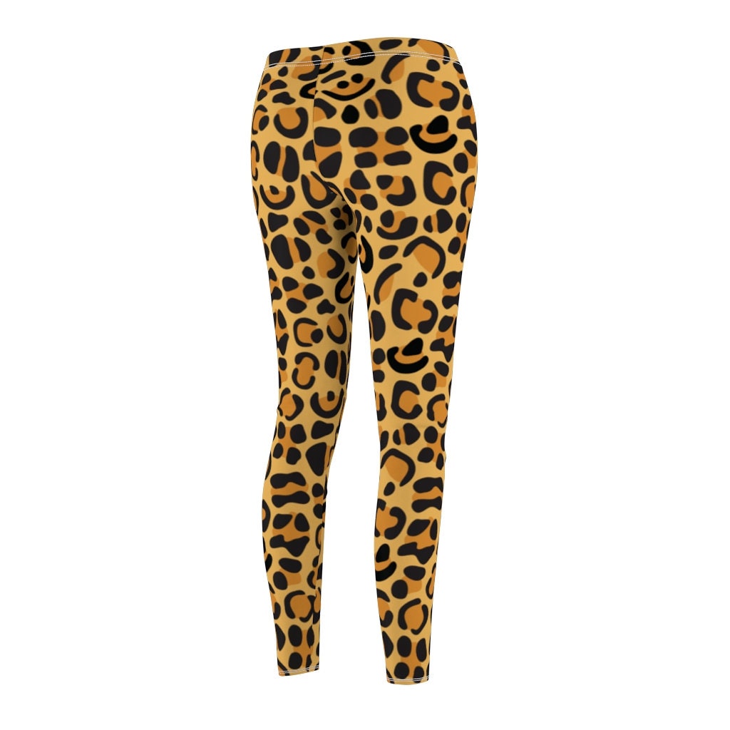 leopard stretch pants