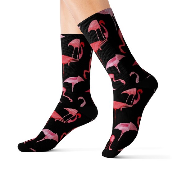 directory strategie . Zwarte Roze Flamingo Sokken Tropische Sokken VogelSokken - Etsy Nederland