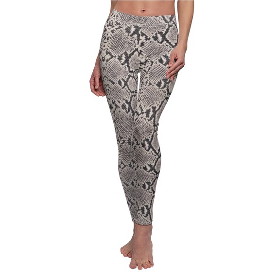 snake print yoga pants