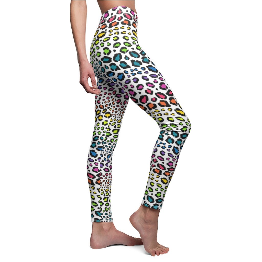 stretch leopard pants