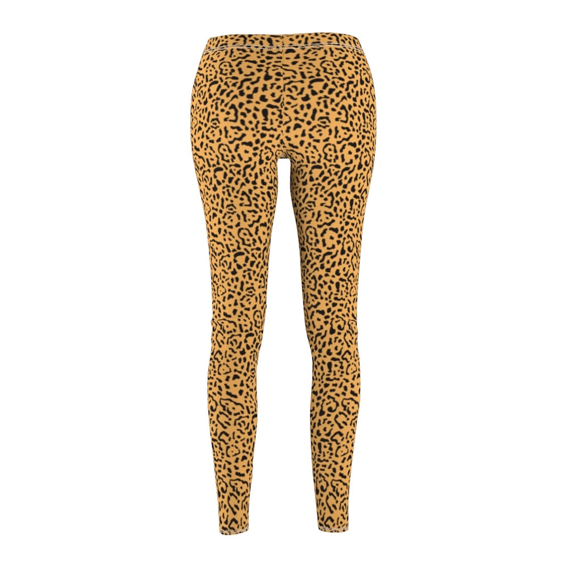 Cheetah Print Leggings Animal Print Leggings Cheetah Stretch Etsy