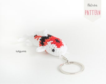 Koi fish amigurumi pattern, Koi crochet pattern, fish amigurumi pattern, little Japan amigurumi pattern, amigurumi carp fish crochet pattern