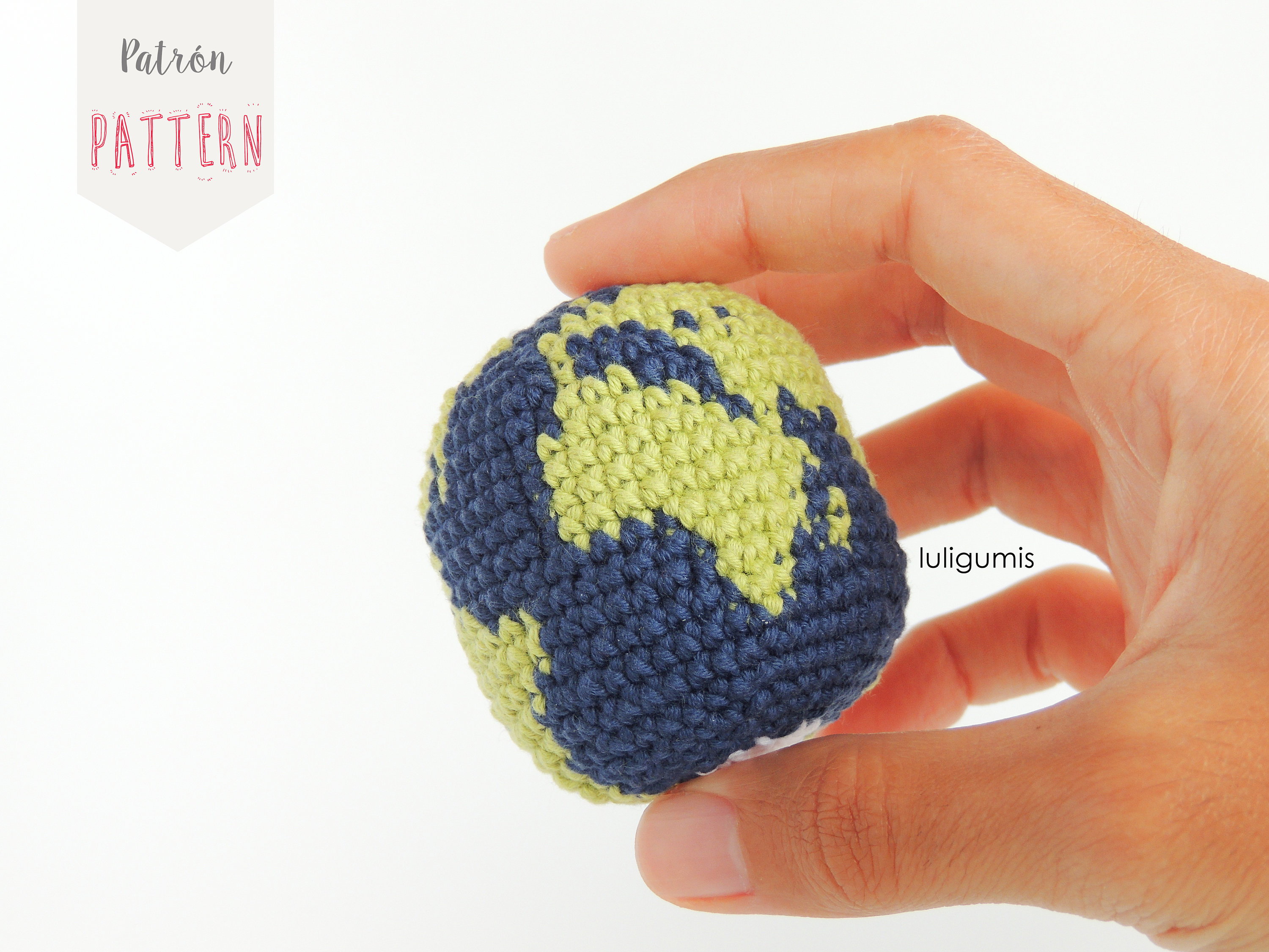 Earth Amigurumi Crochet Pattern: Planet Globe Tutorial (PDF) - Etsy