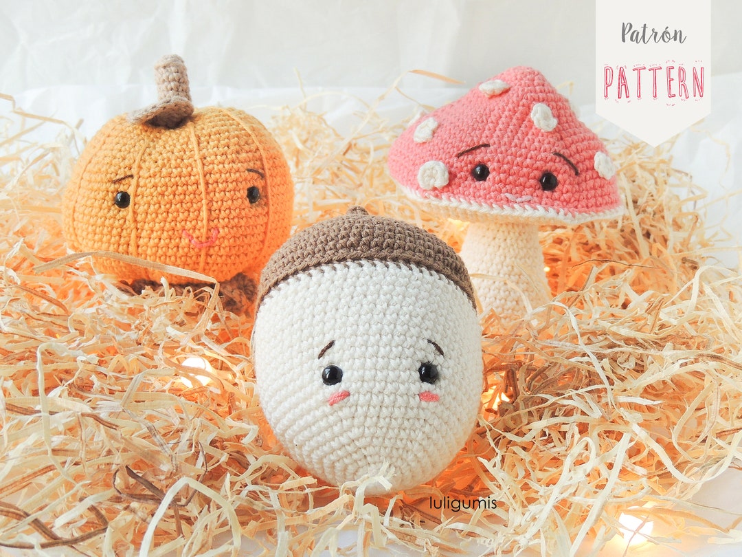 Fall Amigurumi Pattern Autumn Crochet Pattern Thanksgiving Day - Etsy