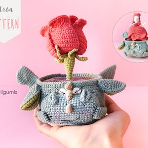 Flower fairy crochet pattern rose double-faced dragon crochet pattern princess crochet pattern fantasy crochet pattern fairy tale