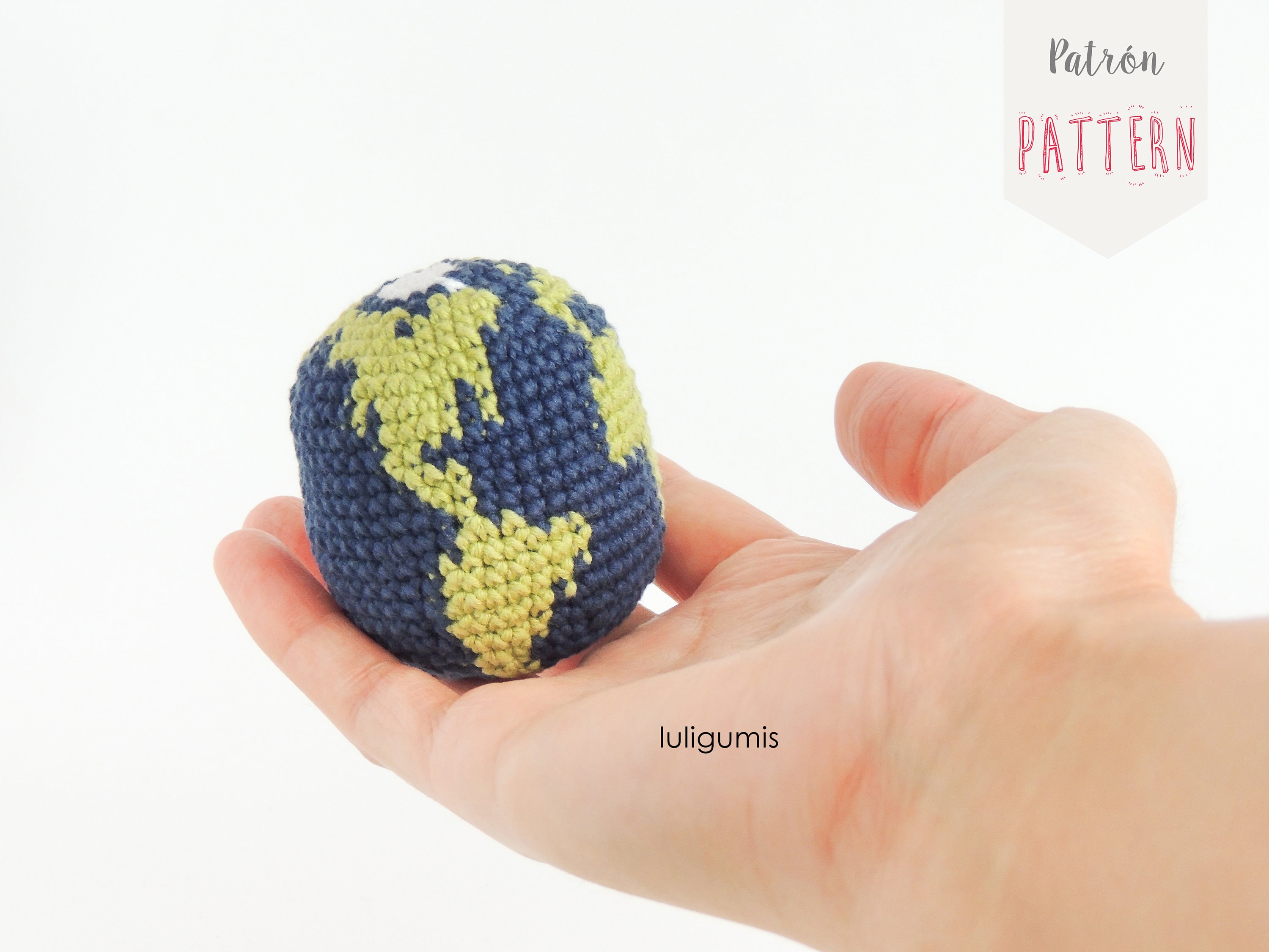 Earth Amigurumi Crochet Pattern: Planet Globe Tutorial (PDF) - Etsy