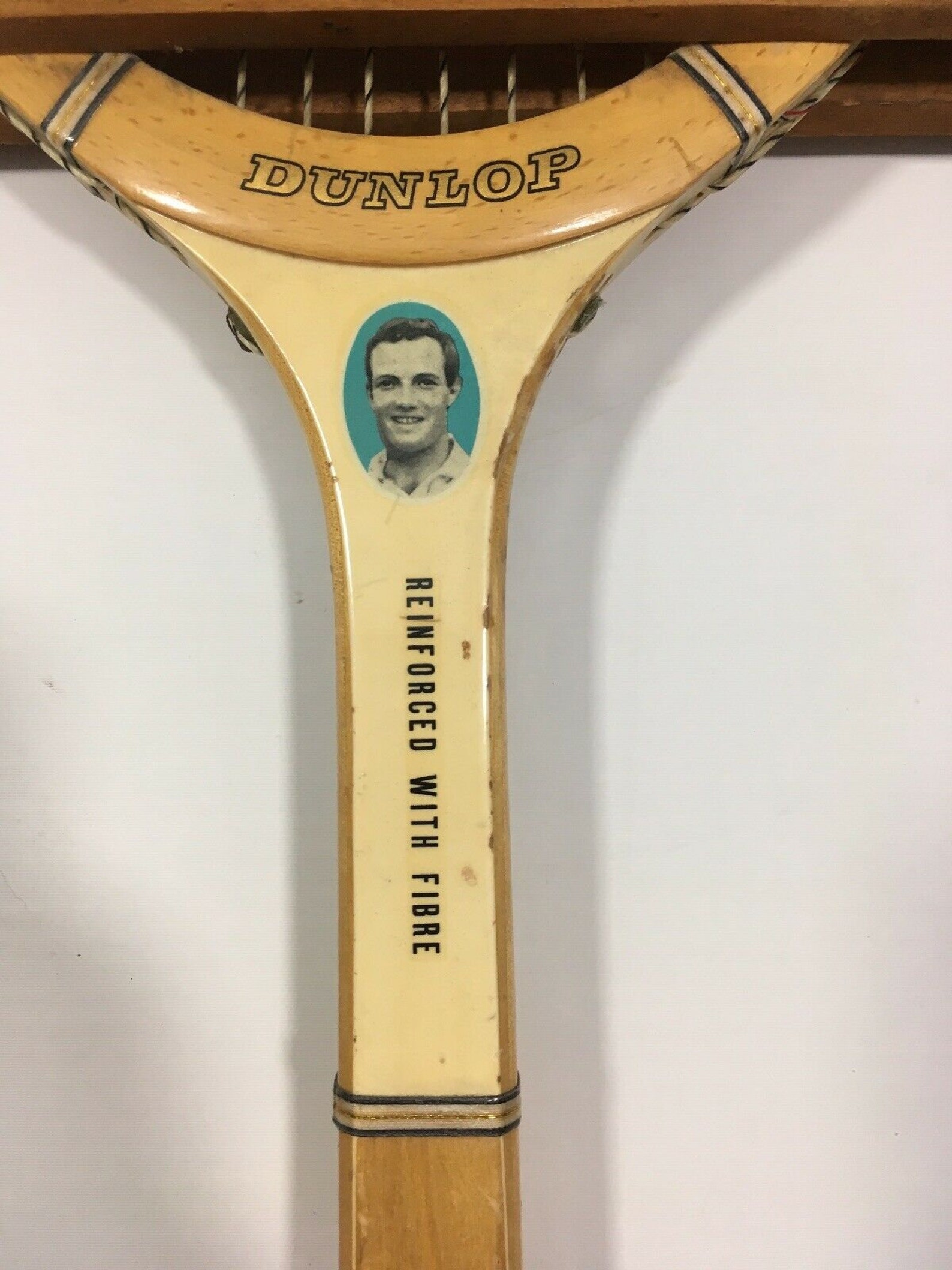 Vintage Tom Okker Dunlop Tennis Racquet L 4 1/2 Reinforced Etsy