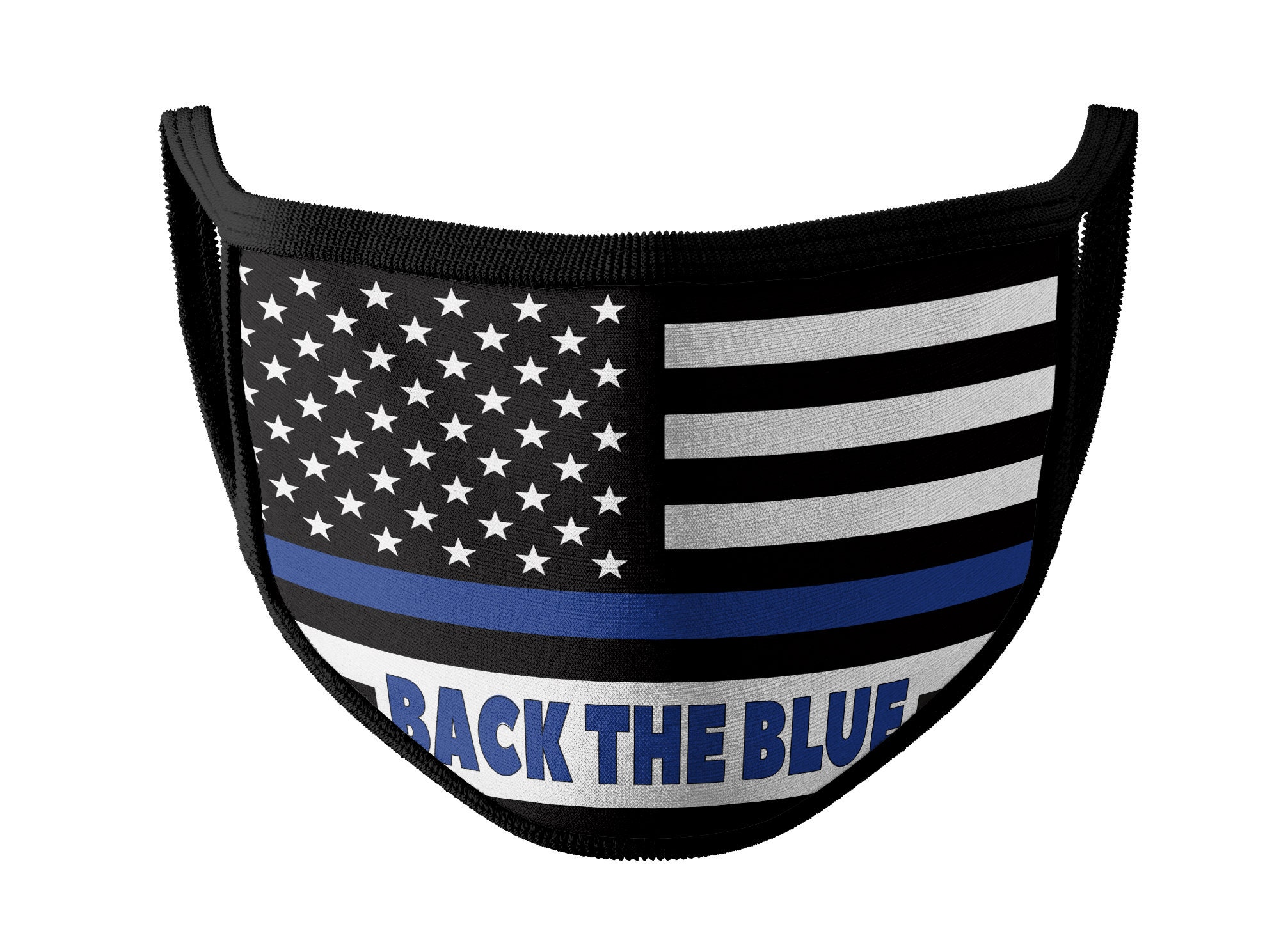 Blue Line Masks Etsy