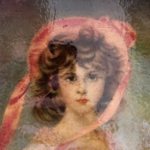 Vintage Gold Frame With Print of Pinkie by Thomas Lawrence - Etsy