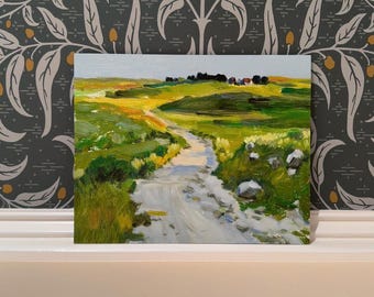 The Road Home – Original 8x10 Impressionist Landscape Oil Painting