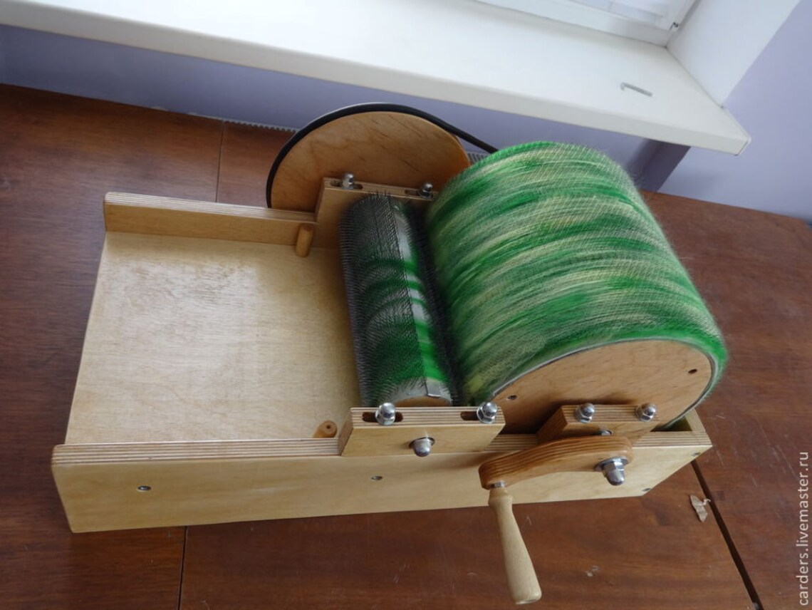 Happy Drum Carder for wool XL 96TPI Etsy