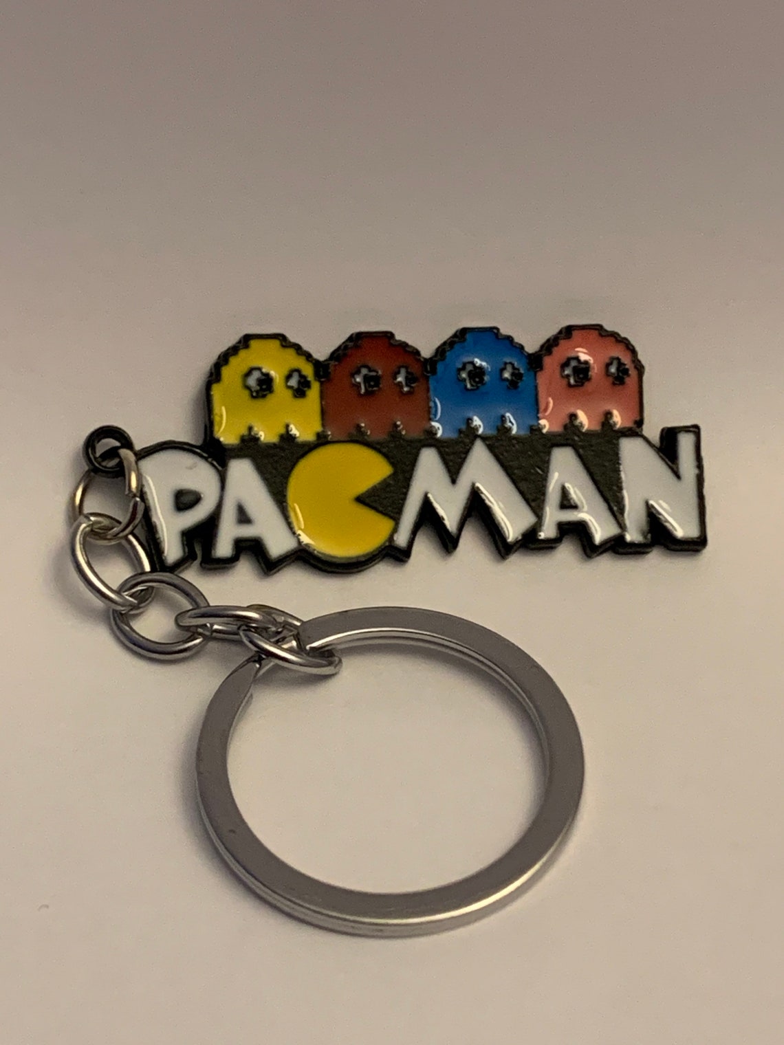 PacMan Keyring Etsy