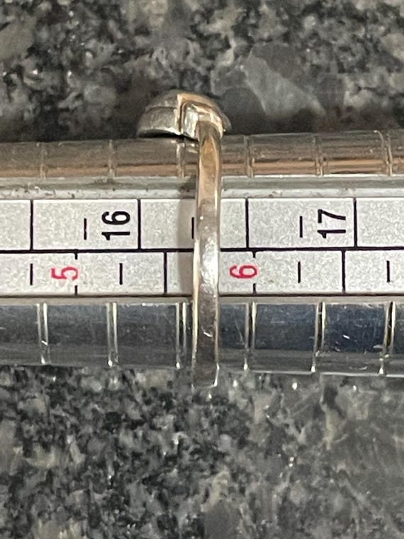 Sterling Silver Malachite Ring - image 4