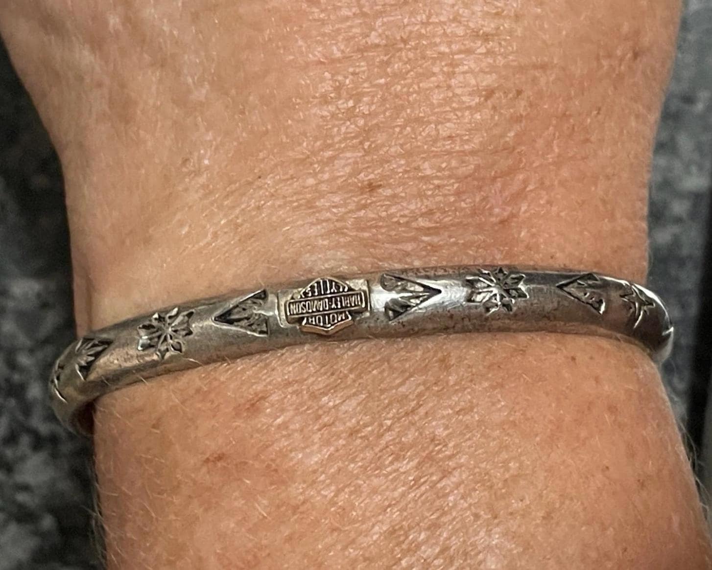 Harley Davidson Sterling Silver Bracelet - Etsy