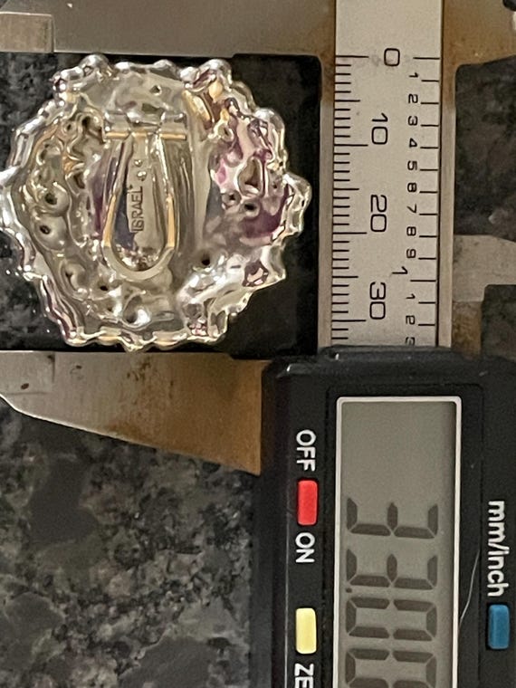 Sterling Silver Bubble Round Popcorn Earrings Isr… - image 6